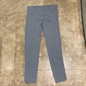 ATHLETA Girl Fold You So Tight leggings Heather gray XXL/16 EUC